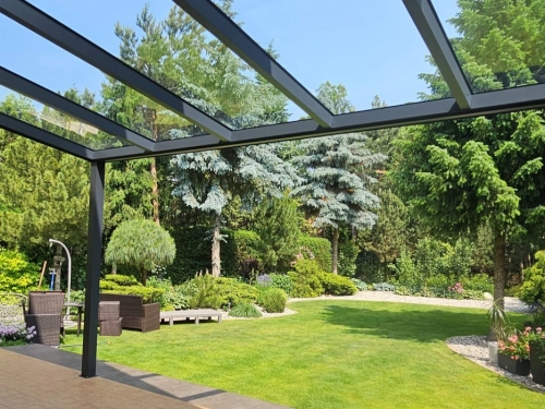 Realizacja 72 - Zadaszenie z szybą 5x2,50 - Konin